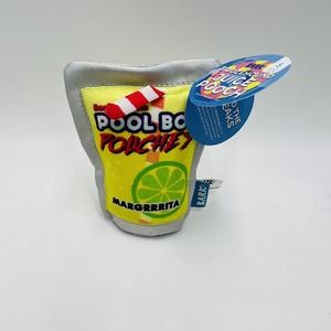 Bark Box Small Boozehound Juice Pooch Plush Dog Toy Pool Boy Pouches Margrrrita
